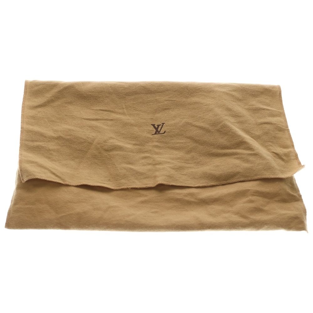 Louis Vuitton Damier Geronimos Shoulder Bag Brown Leather — view 6