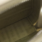 Prada Saffiano Mini Pouch Shoulder Bag Ivory Leather — view 4