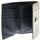 Dior Diorama Leather Trifold Wallet Compact White — view 4
