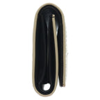 Dior Diorama Leather Trifold Wallet Compact White — view 3
