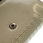 Dior Diorama Leather Trifold Wallet Compact White — view 6