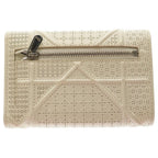 Dior Diorama Leather Trifold Wallet Compact White — view 2