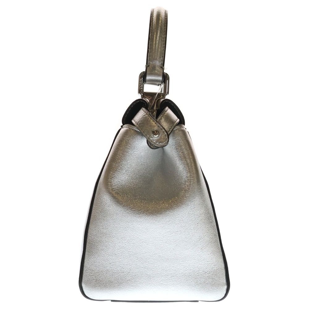 Fendi Peekaboo Mini 2-Way Bag Silver — view 3