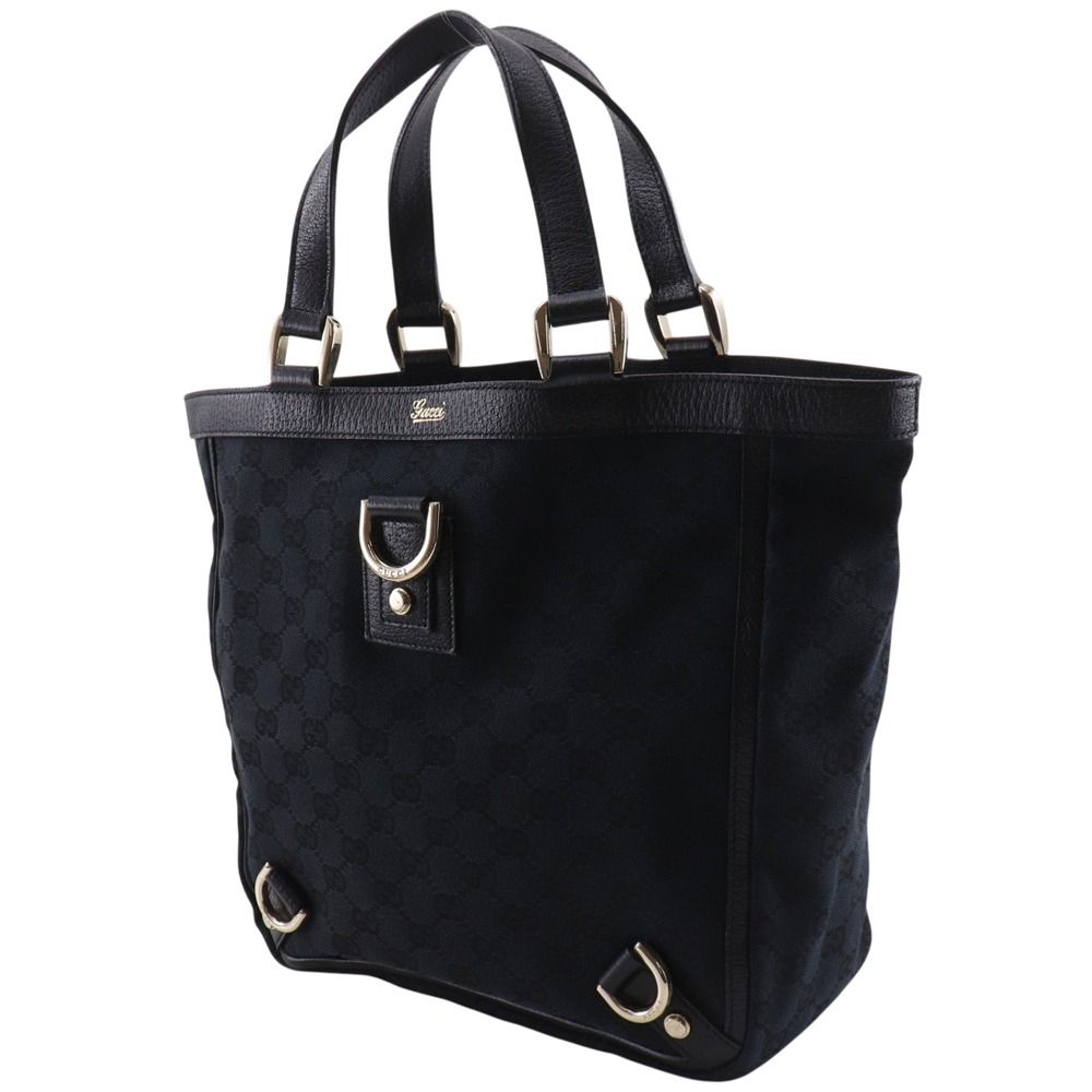 Gucci Abbey Tote GG Canvas Black Handbag — view 2