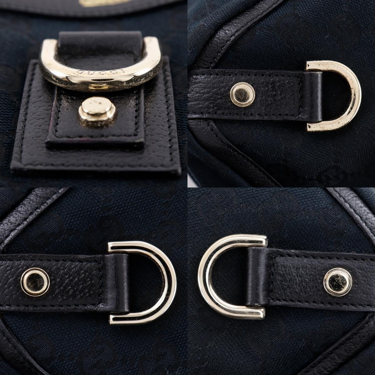 Gucci Abbey Tote GG Canvas Black Handbag — view 9