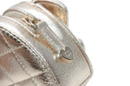 Chanel Heart Bag Charm Stand CC Logo Quilted Lambskin Gold — view 7