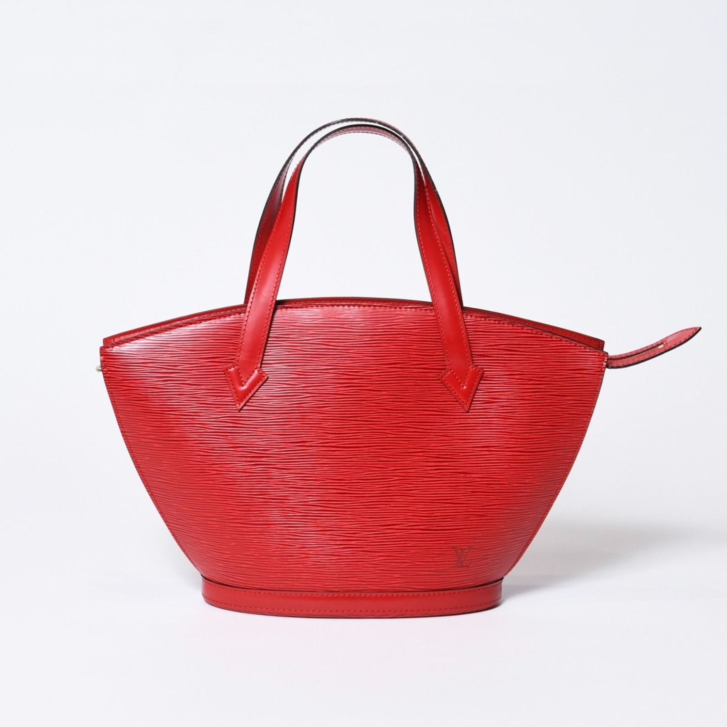 Louis Vuitton Saint Jacques Shopping Tote Bag Epi Leather Red Gold