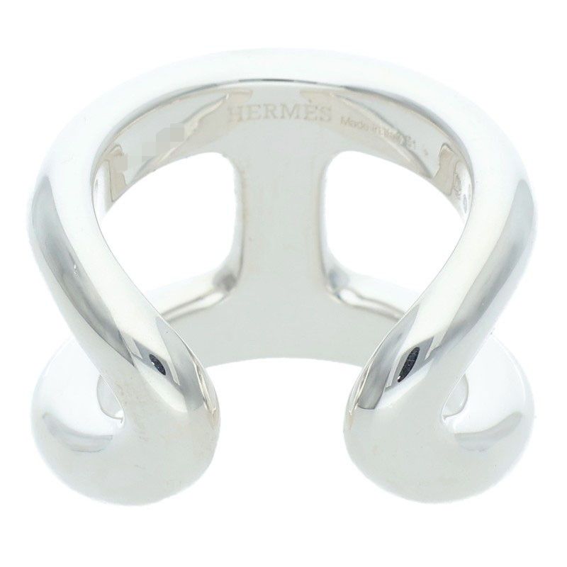 Hermes Osmose GM Silver Ring — view 2