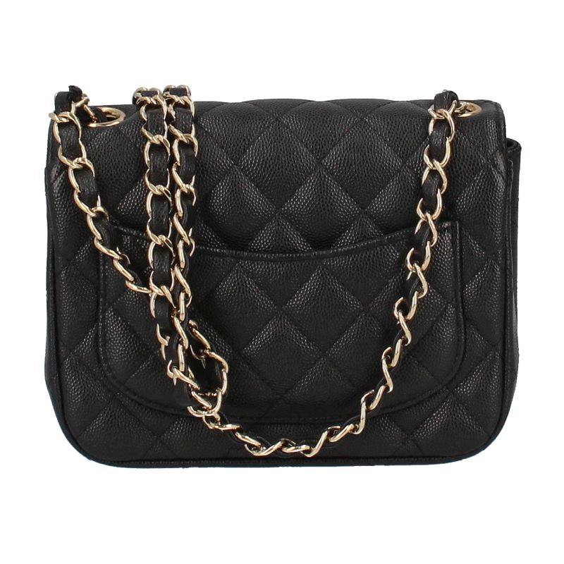 Chanel Mini Quilted Chain Shoulder Bag Caviar Leather — view 3