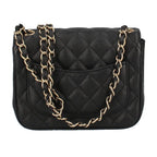 Chanel Mini Quilted Chain Shoulder Bag Caviar Leather — view 3