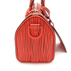 Louis Vuitton Keepall Bandouliere 25 LV Park Seo Bo Epi Handbag Rouge — view 5