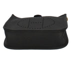 Hermes Evelyne TPM Amazon Taurillon Clemence Shoulder Bag Noir Black — view 5