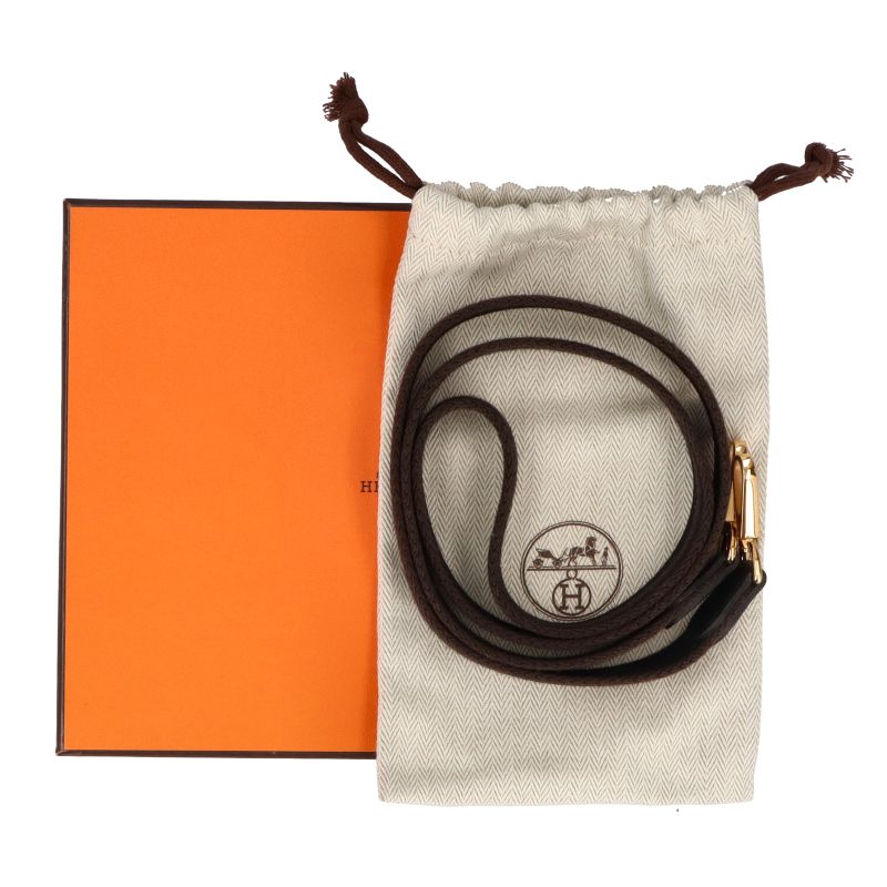 Hermes Evelyne TPM Amazon Taurillon Clemence Shoulder Bag Noir Black — view 9