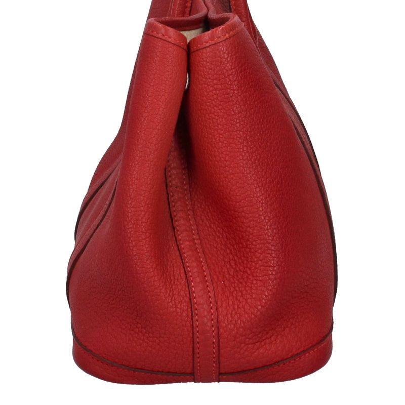 Hermes Garden Party 30 Negonda Tote Red — view 3
