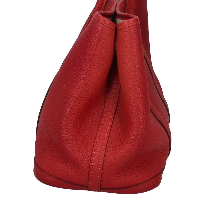 Hermes Garden Party 30 Negonda Tote Red — view 5