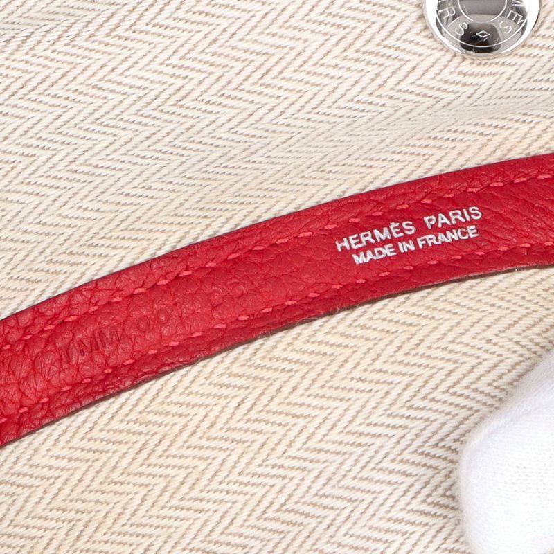 Hermes Garden Party 30 Negonda Tote Red — view 8