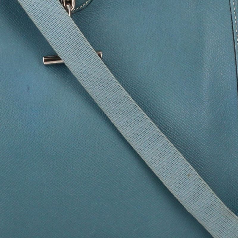 Hermes Vespa PM Courchevel Shoulder Bag Blue Jean — view 2