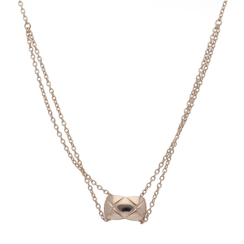 Chanel Coco Crush Necklace 18K Pink Gold — view 2