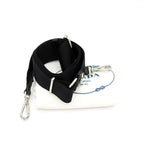 Prada Embossed Triangle 2-Way Leather Shoulder Bag Black — view 8