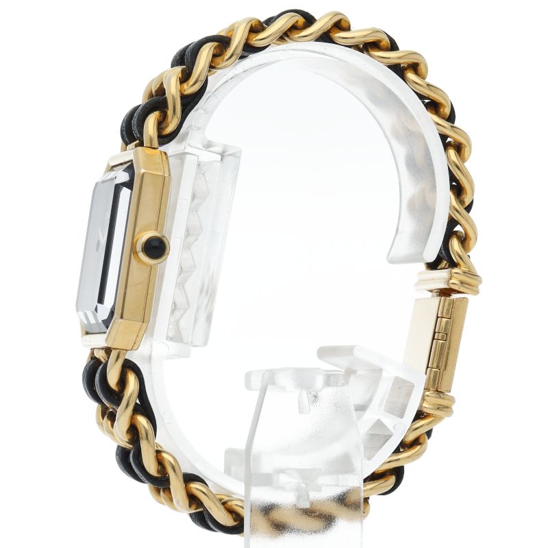 Chanel Premiere L Watch Leather Black — view 3
