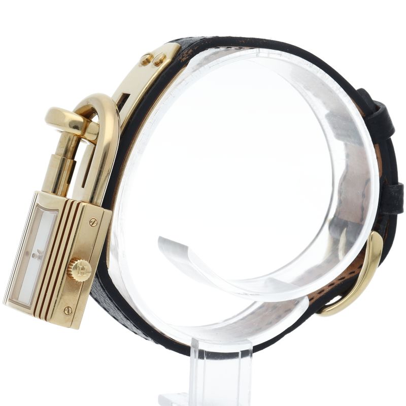 Hermes Kelly Watch Leather White — view 3