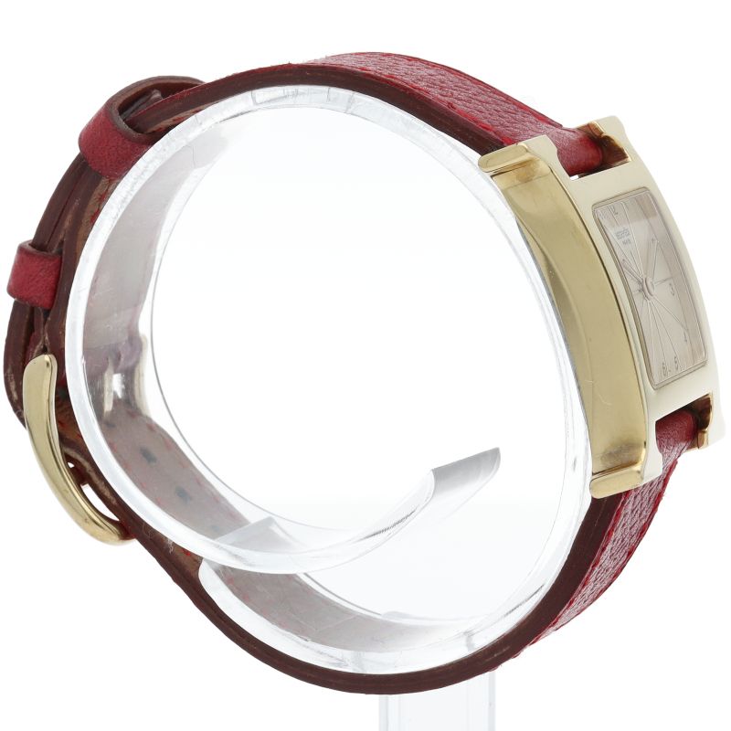 Hermes Watch Leather Champagne Gold — view 4