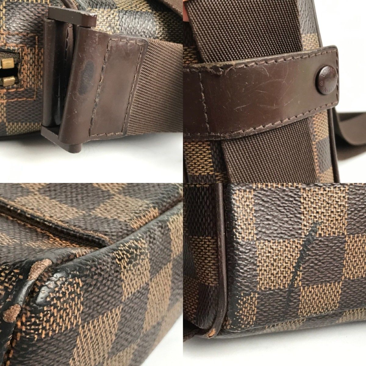 Louis Vuitton Shoulder Bag Damier Olaf PM Corner — view 9