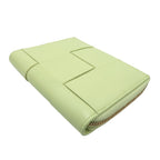 Bottega Veneta Bifold Wallet Leather Green Yellowgreen — view 3