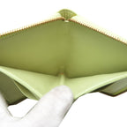 Bottega Veneta Bifold Wallet Leather Green Yellowgreen — view 6