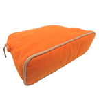 Hermes Pouch Leather Canvas — view 3
