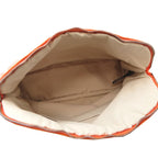 Hermes Pouch Leather Canvas — view 5
