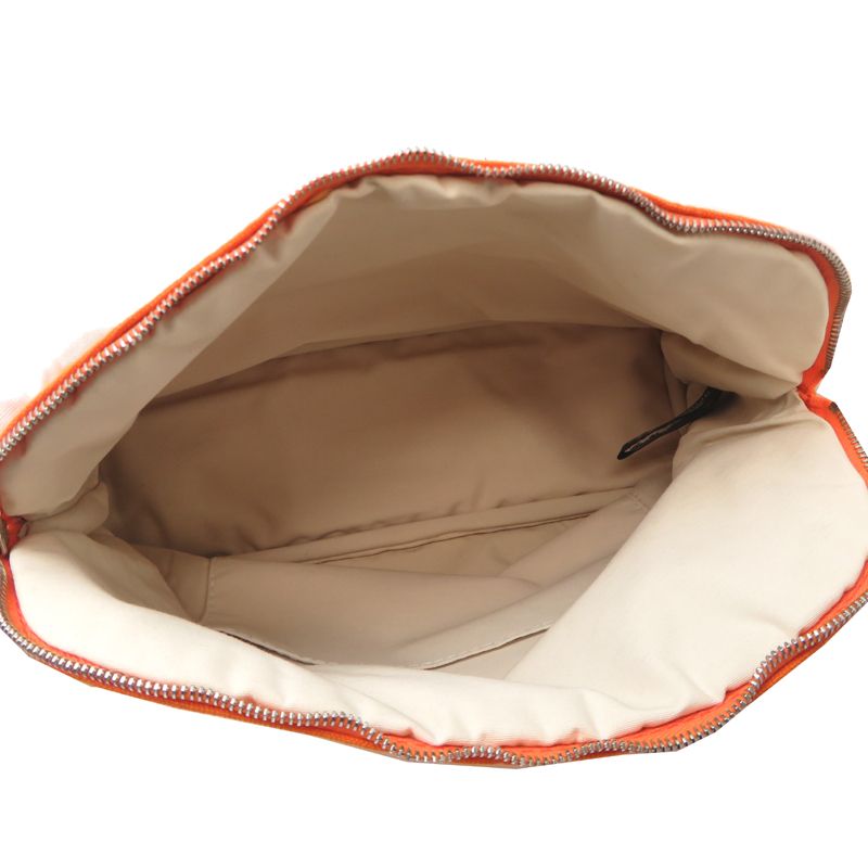 Hermes Pouch Leather Canvas — view 5