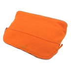 Hermes Pouch Leather Canvas — view 4