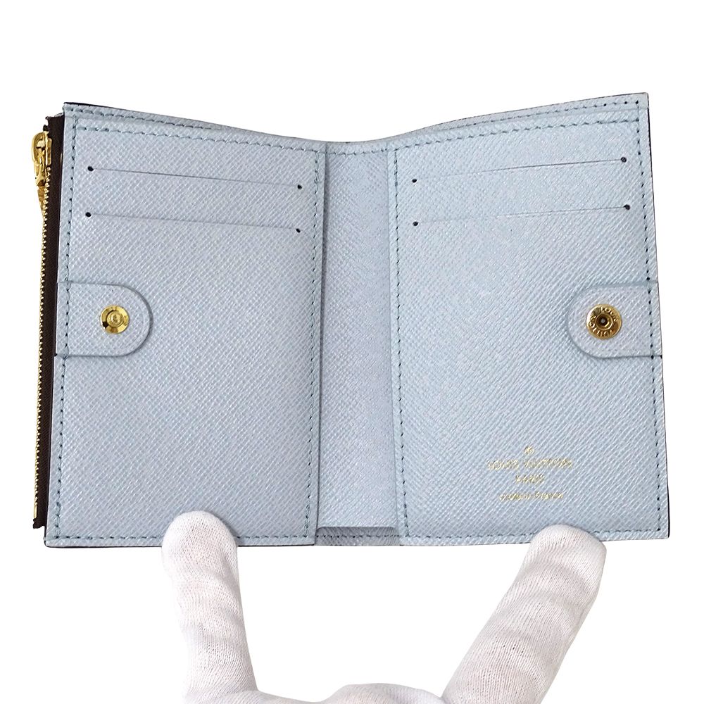 Louis Vuitton Wallet Monogram Bifold Portefeuille Lisa Blue-olympe — view 4