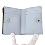 Louis Vuitton Wallet Monogram Bifold Portefeuille Lisa Blue-olympe — view 4