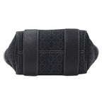 Loewe Tote Repeat Canvas Leather Black Navy Ationcan Be — view 3