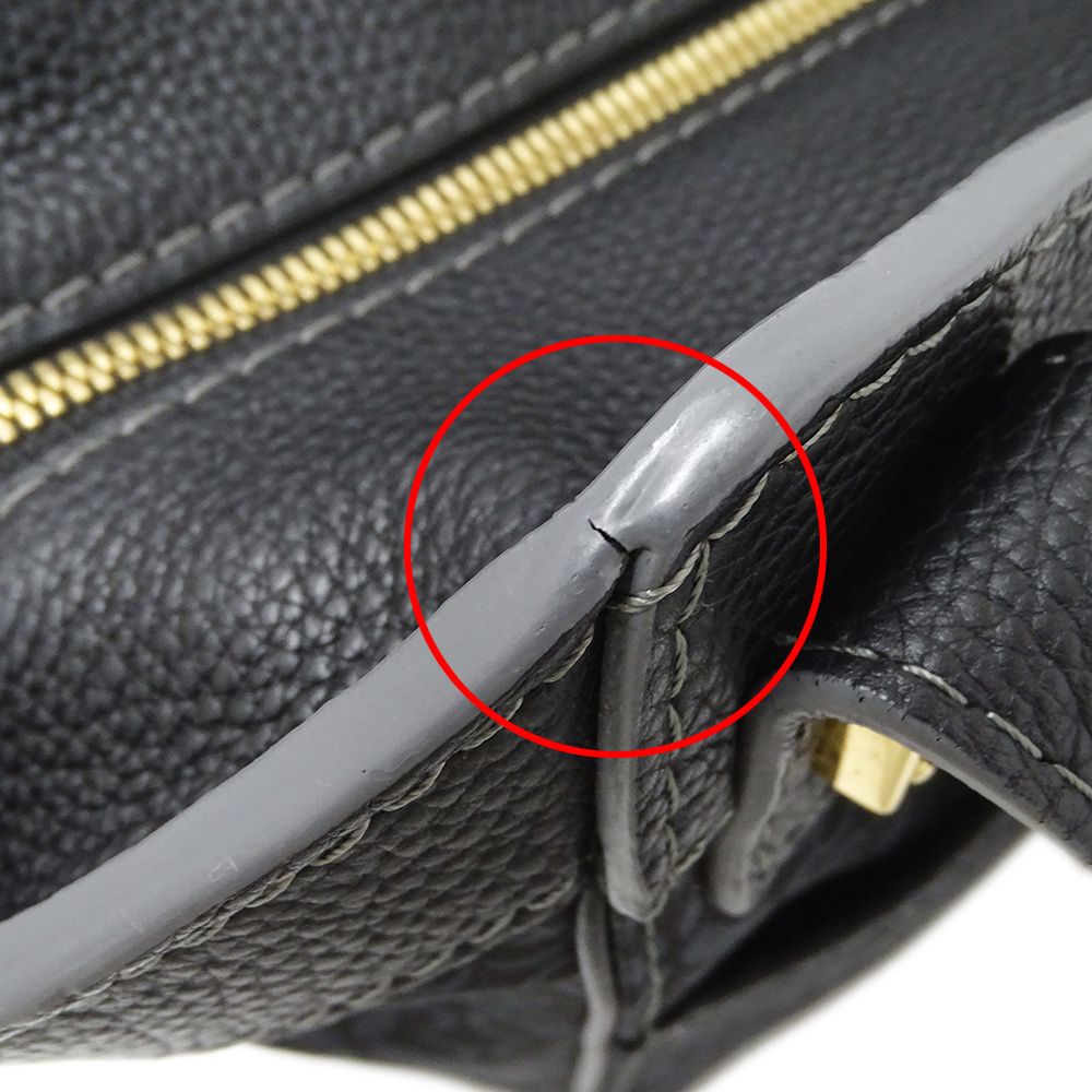Loewe Tote Repeat Canvas Leather Black Navy Ationcan Be — view 8