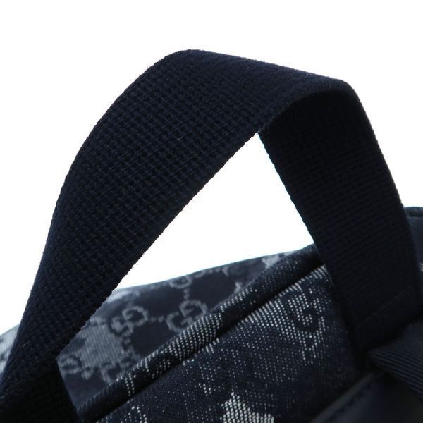Gucci GG Denim Backpack Navy Blue — view 5
