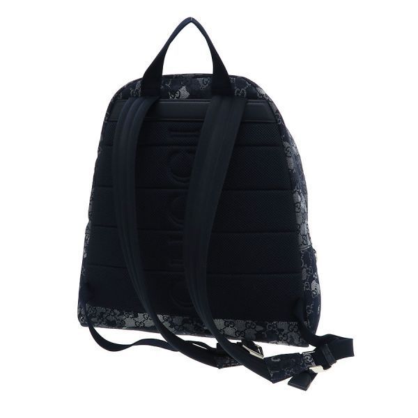 Gucci GG Denim Backpack Navy Blue — view 2