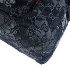 Gucci GG Denim Backpack Navy Blue — view 8