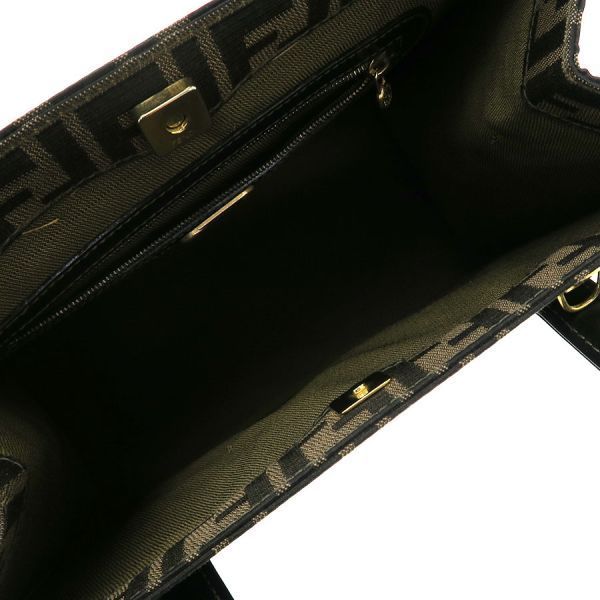 Fendi Shoulder Bag Leather Brown — view 2