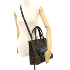 Fendi Shoulder Bag Leather Brown — view 9
