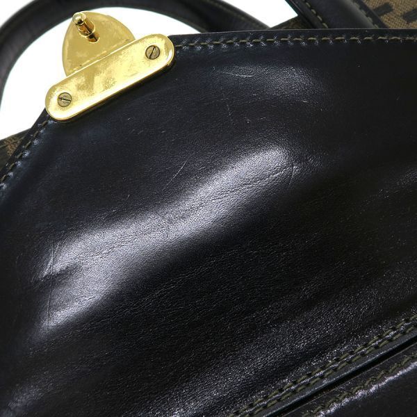 Fendi Shoulder Bag Leather Brown — view 7