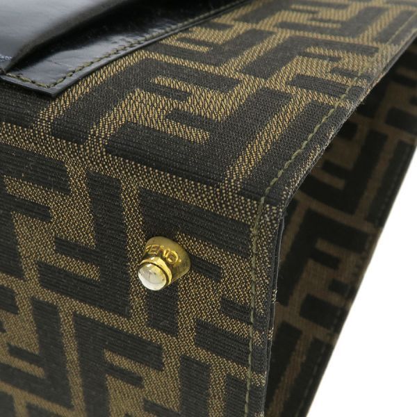 Fendi Shoulder Bag Leather Brown — view 5