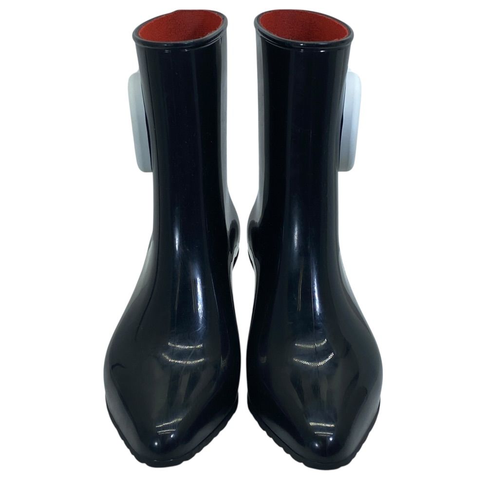 Gucci Interlocking Ankle Boots Rain Pointed Toe Rubber — view 2