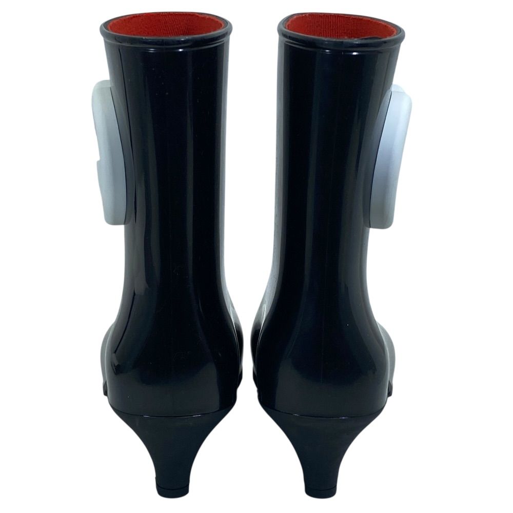 Gucci Interlocking Ankle Boots Rain Pointed Toe Rubber — view 4