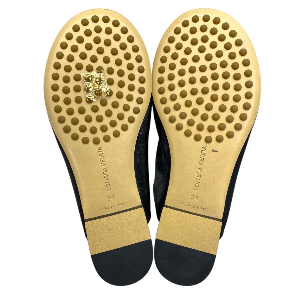 Bottega Veneta Sandals Mule Slippers Sock Nappa Leather Black — view 9