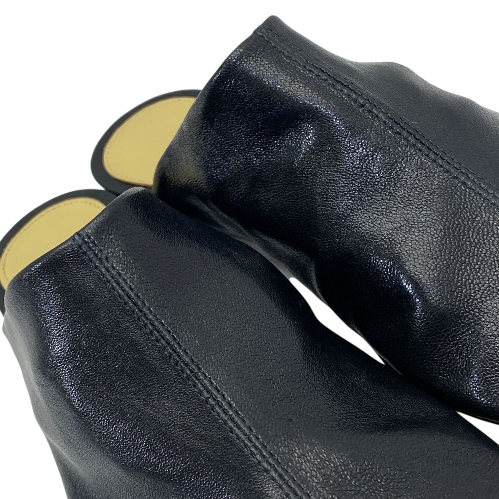 Bottega Veneta Sandals Mule Slippers Sock Nappa Leather Black — view 7