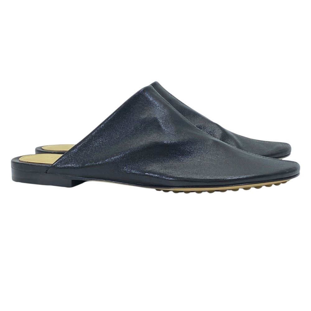 Bottega Veneta Sandals Mule Slippers Sock Nappa Leather Black — view 5