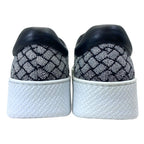 Bottega Veneta Sneakers Shoes Lame Weave Fabric Leather Silver Silver-black — view 4